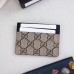 Gucci Kingsnake Print GG Supreme Card Case ‎451277 Red