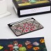 Gucci Kingsnake Print GG Supreme Card Case ‎451277 Red