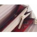 Gucci Leather Zip Around Wallet with Double G 536450 White