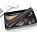 Gucci Animalier Leather Zip Around Wallet 523667 Black