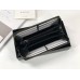 Gucci Animalier Leather Zip Around Wallet 523667 Black