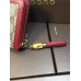 Gucci Rania Original GG zip around wallet 353651 in red