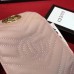 Gucci GG Marmont Matelassé Chevron Leather Wallet 474802 White 2018