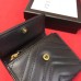 Gucci GG Marmont Matelassé Chevron Leather Wallet 474802 Black 2018