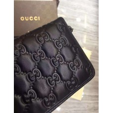 Gucci Rubber Guccissima zip around wallet 295833