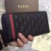 Gucci Rubber Guccissima zip around wallet 295833