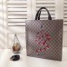 Gucci Kingsnake Print Soft GG Supreme Tote