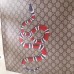 Gucci Kingsnake Print Soft GG Supreme Tote