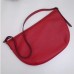 Gucci Red Print Half-Moon Hobo Bag