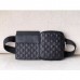 Gucci Black Signature Leather Belt Bag
