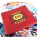 Gucci Red Print Leather Medium Portfolio