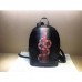 Gucci Black Backpack Web And Kingsnake Print Leather