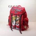 Gucci Red Backpack With Embroidery