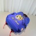 Gucci Blue Embroidered Drawstring Backpack