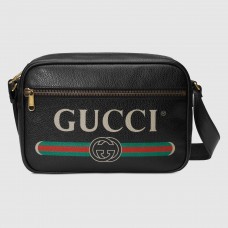 Gucci Black Print Shoulder Bag