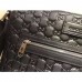 Gucci Black Signature Leather Messenger Bag