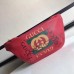 Gucci Belt Bag In Red Print Leather