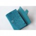 Gucci Petrol Blue GG Marmont Velvet Clutch Bag