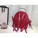 Gucci GG Marmont Red Leather Backpack