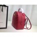 Gucci GG Marmont Red Leather Backpack