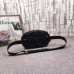 Gucci Black GG Marmont Animal Studs Belt Bag