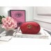 Gucci GG Marmont Belt Bag In Red Matelasse Leather