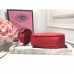 Gucci GG Marmont Belt Bag In Red Matelasse Leather