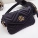 Gucci Black GG Marmont Matelasse Multi Belt Bag