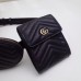 Gucci Black GG Marmont Matelasse Multi Belt Bag