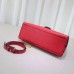 Gucci Red GG Marmont Small Top Handle Bag