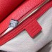 Gucci Red GG Marmont Small Top Handle Bag