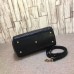 Gucci Black GG Marmont Small Matelasse Top Handle Bag