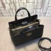 Gucci Black GG Marmont Small Matelasse Top Handle Bag