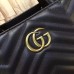 Gucci Black GG Marmont Small Matelasse Top Handle Bag