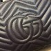 Gucci Black GG Marmont Small Matelasse Top Handle Bag