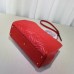 Gucci Red GG Marmont Small Matelasse Top Handle Bag