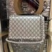 Gucci Black Dionysus GG Supreme Crystal Small Shoulder Bag