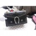 Gucci Black Dionysus Small Studded Shoulder Bag