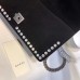 Gucci Black Dionysus Suede Crystal Small Shoulder Bag