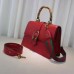 Gucci Red Dionysus Medium Bamboo Top Handle Bag