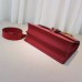 Gucci Red Dionysus Medium Bamboo Top Handle Bag