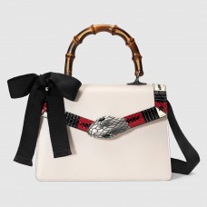 Gucci White Lilith Small Top Handle Bag