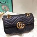 Gucci Black GG Marmont Mini Matelasse Shoulder Bag