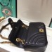 Gucci Black GG Marmont Mini Matelasse Shoulder Bag