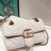 Gucci White GG Marmont Mini Matelasse Shoulder Bag