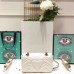 Gucci White GG Marmont Mini Matelasse Shoulder Bag