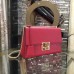 Gucci Red Padlock Medium Guccissima Shoulder Bag