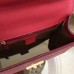 Gucci Red Padlock Medium Guccissima Shoulder Bag