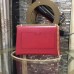 Gucci Red Padlock Medium Guccissima Shoulder Bag