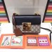 Gucci Black Padlock Small GG Supreme Shoulder Bag